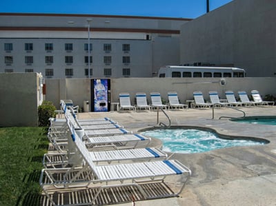 Pool north view